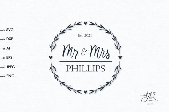 Download Wedding Monogram Frame Svg - Monogram Collection