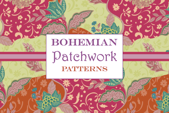 Download Bohemian Patchwork Multi Colored Pattern - Bohemian Collection
