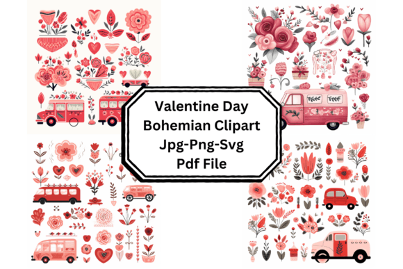Download Valentine Day Bohemian Clipart - Premium Resources