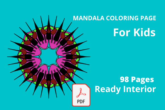 Download Coloring Kids Mandala Coloring Pages - Kids mandala Collection