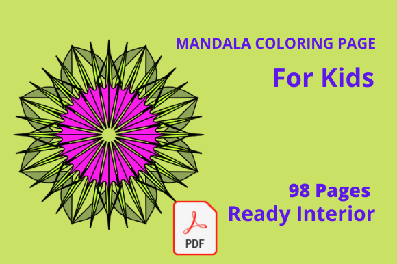 Download Coloring Kids Mandala Coloring Pages - Kids mandala Collection