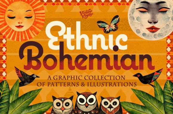 Download VVDS Ethnic Bohemian Graphic Collection - Premium Bundle