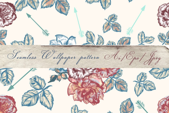 Download Fashion Bohemian Pattern Arrows, Roses - Bohemian Collection