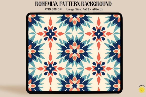 Download Symmetric Simple Bohemian Pattern - Bohemian Collection
